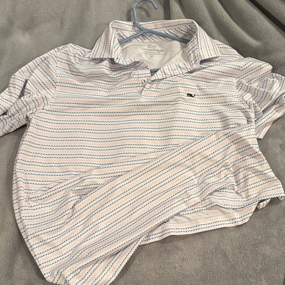 Striped Men’s Vineyard Vines Performance Polo Shirt